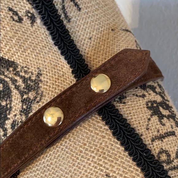 Elizabeth and James Zoe Brown Suede Saddle Bag - Picture 5 of 8